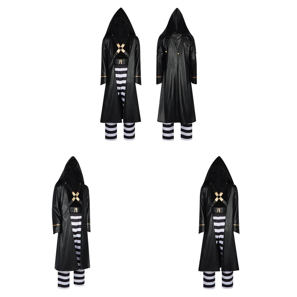 Jojo's Bizarre Adventure Golden Wind Cosplay Costume Ristu Nero Anime Character Outfit
