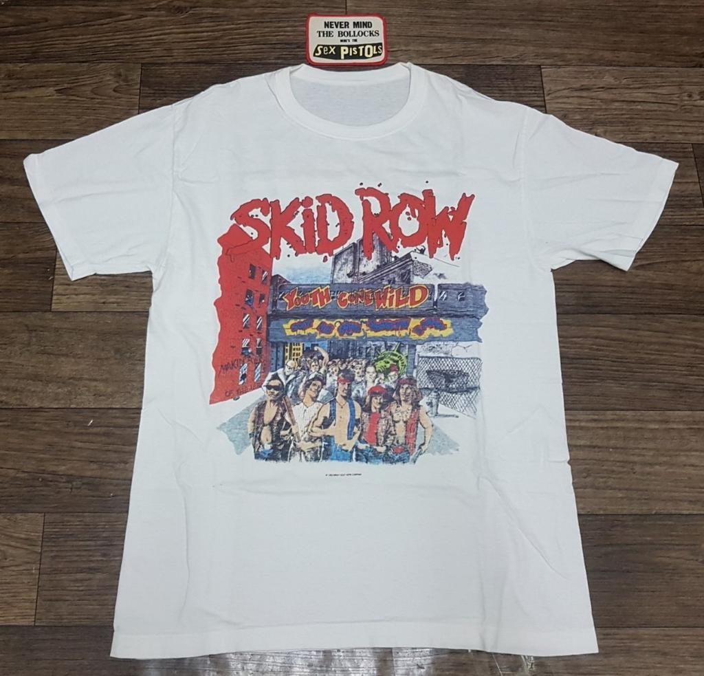 Rare vintage skid row t 'shirt Gift family White Unisex Shirt S036