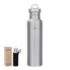 Boundless Voyage Pure Titanium Water Outdoor Camping Ultra with Bottle, 750ml, Bottle, Lightweight, Case, Rust-Resistant