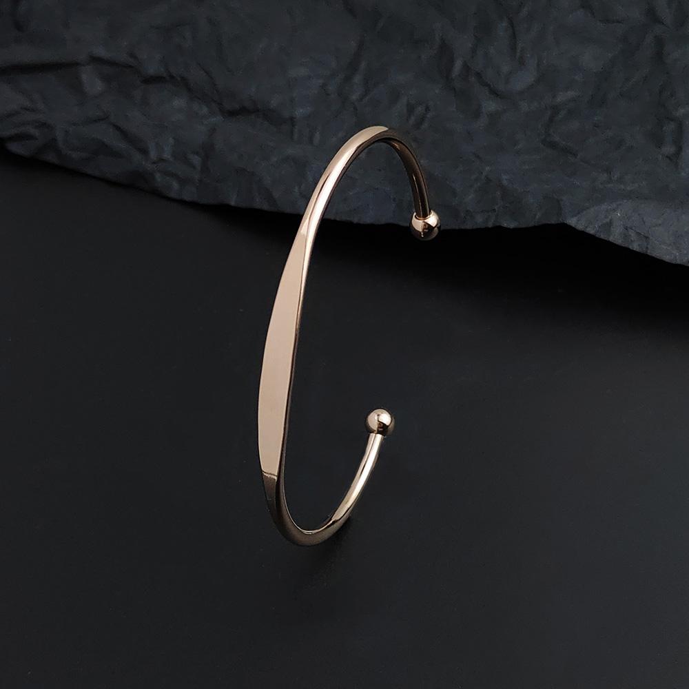 New Spherical Colorful C-shaped Opening Adjustable Bracelet, High Quality Gold Plated Women's Bracelet, Wedding Party Jewelry