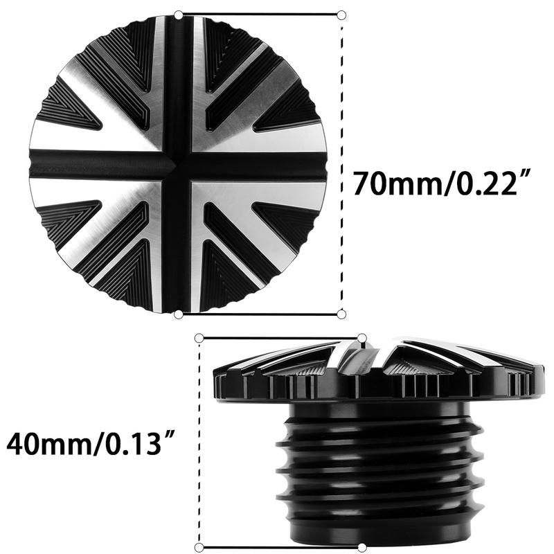 For Triumph Bonneville Bobber T120 T100 Street Twin Scrambler 2001-2023 Motorcycle Petrol Fuel Gas Tank Cap Retro Oil Cover
