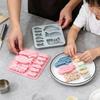 Schokoladen-Silikonformen 3D Oldtimer Zug Flugzeug DIY Silikon Fondant Kuchenform Tablett Backwerkzeuge für Süßigkeiten Mousse