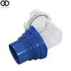 10 FT Sewer Hose Kit & 4-in-1 Adapter & Clear Elbow  & Cap For Camper RV Trailer