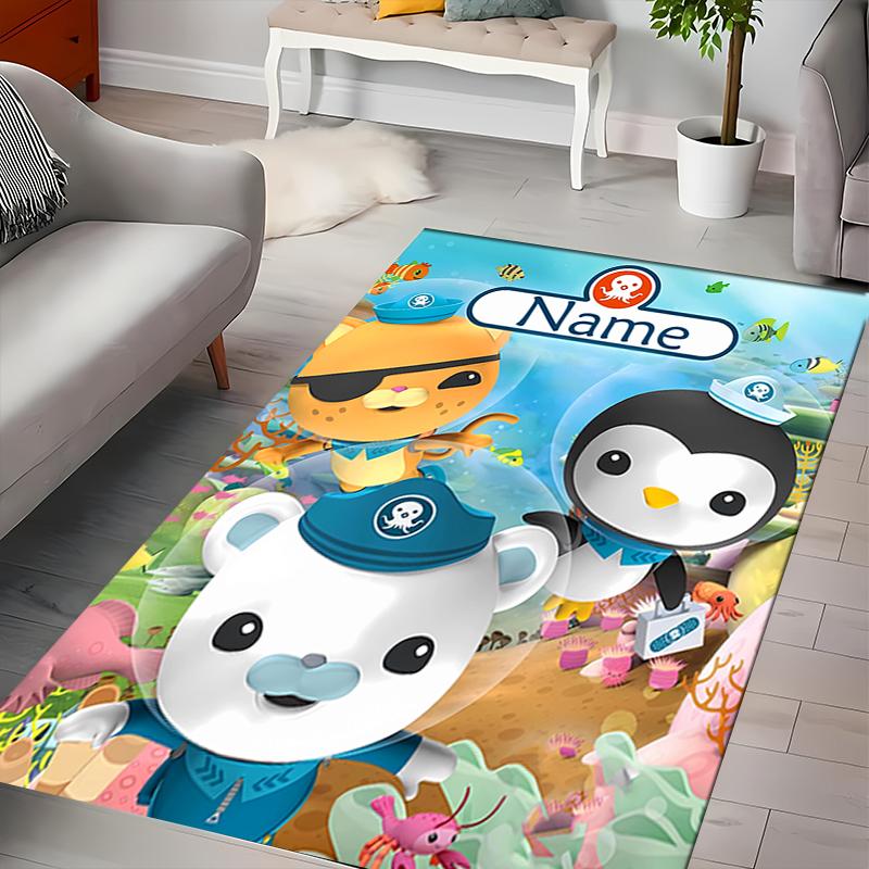 Custom personalization Octonauts Area Rug - Perfect For Kitchen, Bathroom,Laundry Room Decor Large Size Available,Gift All Seasons