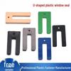 U-Shaped Plastic Flat Washer for Door and Window Installation - Horseshoe Home Decoration Tool, Australia