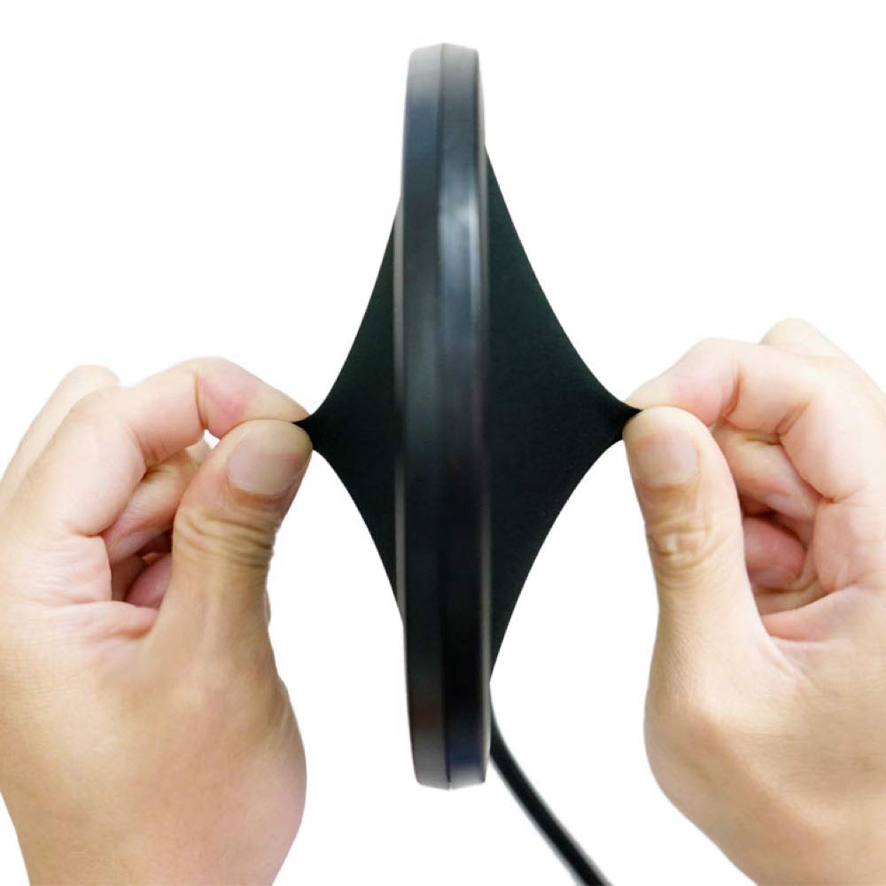 SD GAZER PF1 Pop Guard Pop Blocker Pop Filter Vocal Recording Home Recording Distribution Use Dual Structure for Clear Recording Black