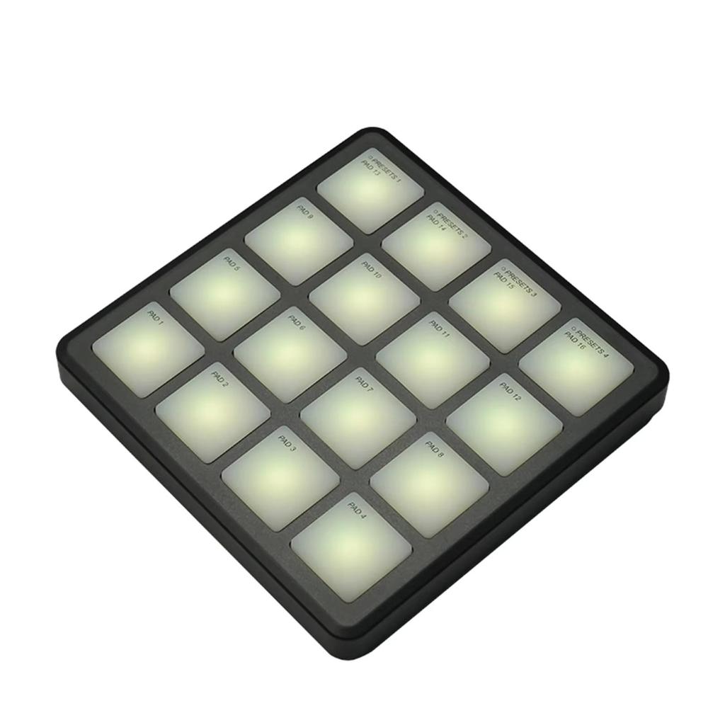 M-VAVE SMC-PAD Portable RGB MIDI DJ Pad Keyboard