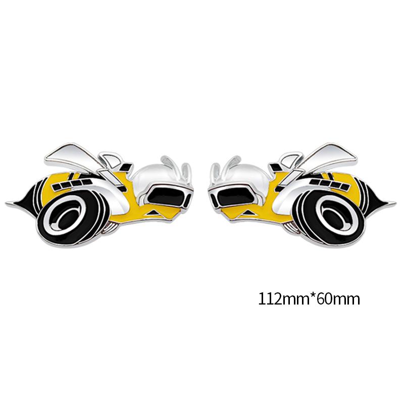 Metal 3D Car Sticker Bumblebee Emblem Badge Decals for Dodge Charger SRT8 SRT4 Chevrolet 6.4 Caravan SRT Durango Ram Accessories G8