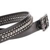 [Artemis Classic] Double Cylinder Studded Belt Ac-acbt0011 Rock Men's Casual Large Size Gentleman's Belt