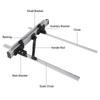 Table Saw Fence Set Black Silver Aluminum Alloy with Fine Adjustment Knob 800mm1000mm800mm Table