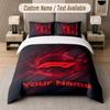 Custom Bedding Set F1 Pattern, Print Name Text 1 Duvet Cover Plus 2 Pillowcases Home Textile