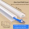 1 ud. Canaleta Adhesiva Invisible para Cables - Protector de Cables Antipasos Cubierta Suave para Cables con Tapa para Uso en Paredes Hogar Oficina
