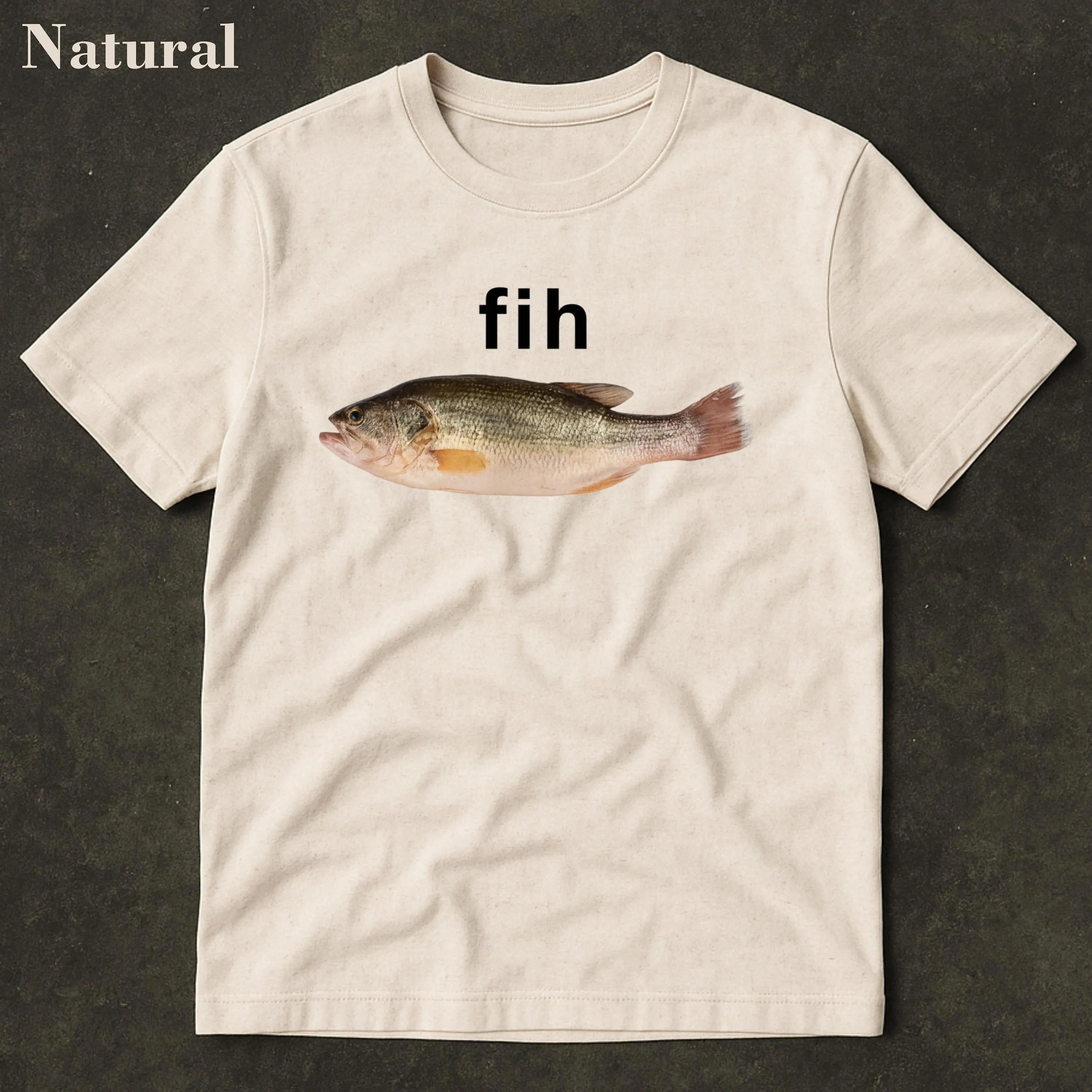 

Fih Fish Meme Tee - Silly Meme Tee, Funny Meme Tee Brain Rotten Tee Inappropriate Funny Prank Generation Z Memes Are The Dumbest 4XL
