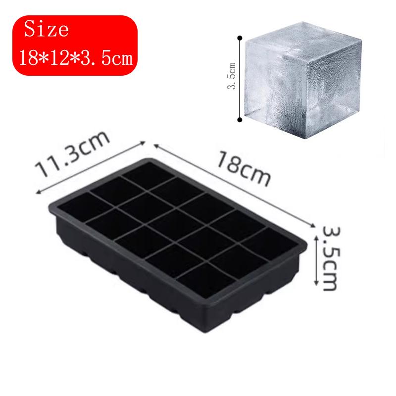 Silicone Ice Cube Molds Spherical Ice Maker Reusable Ice Cube Moulds for Whiskey Cocktail Juice DIY  Barware Kitchen Tools