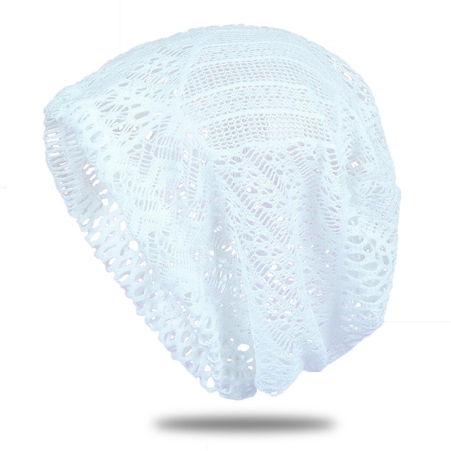 

Женская шапка-бини из сетки в один слой для большого обхвата головы, свободного кроя, с ажурным узором, шапка-носок, дышащая шапка-бандана, шапка для обертывания головы one size