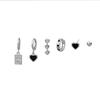Cool Girl Trendy Love Earrings: 6-Piece Cold Style Set for Women (2025 Edition)