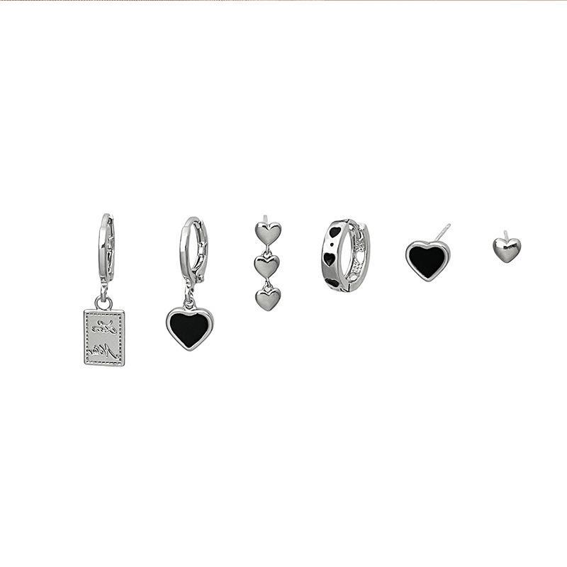 Cool Girl Trendy Love Earrings: 6-Piece Cold Style Set for Women (2025 Edition)