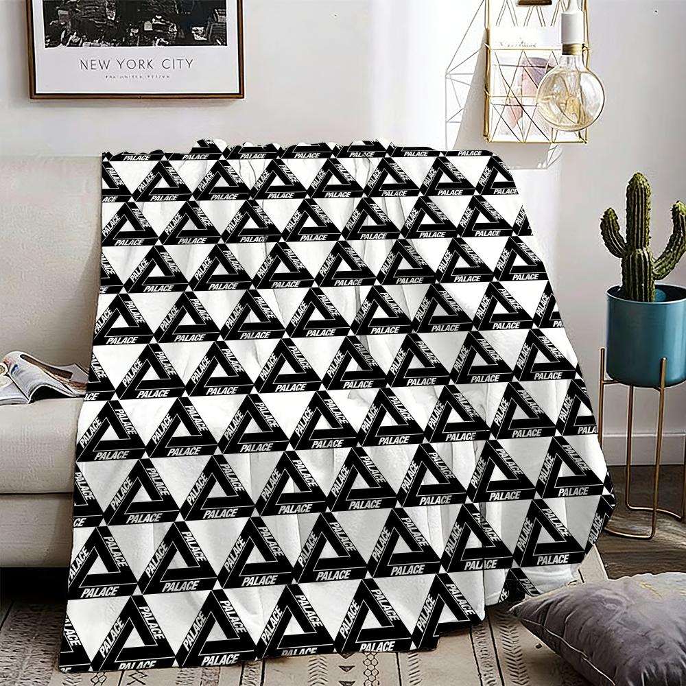 Skateboard P-Palace Throw Lightweight 240g Flannel Blanket Soft Skin-friendly for Summer Cooling 75X95CM