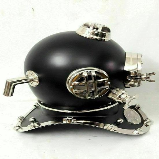 Taucher Tauchen HELM Scuba Style US Navy Mark V Full Size Antik Vintage Geschenke