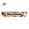 Halloween Gårddekorationer Hegnsbanner, 118 x 20 Tommer Stort Gårdskilt Banner Flag, Skræmmende Vejrbestandige Festbanner Baggrund Ophæng