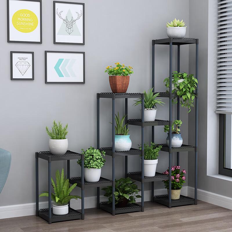 12-Tier Plastic Indoor Plant Stand