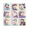 Nintama Rantaro Trading Ani Art Aqua Label 2nd Edition Aurora Acrylic Tile ver.C 9-Piece Box