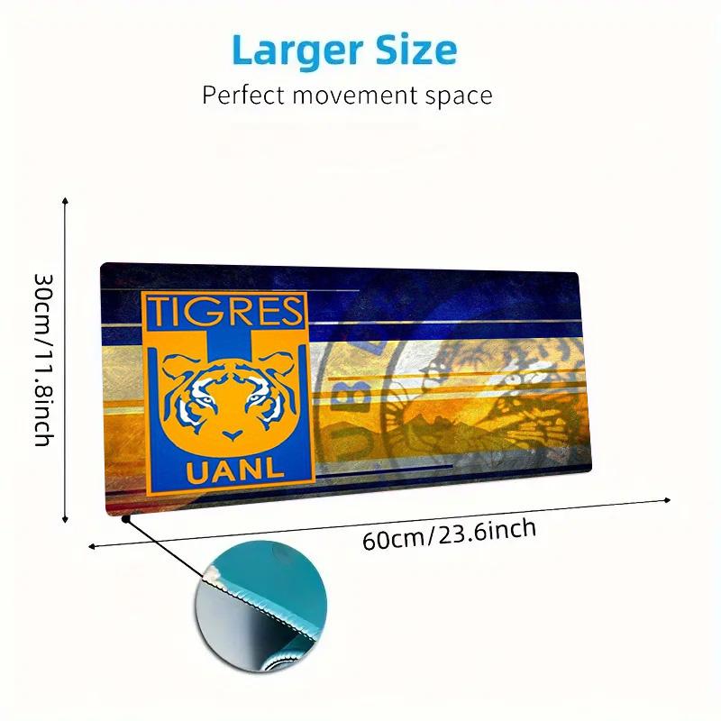 Tigres uanl Color Mouse Pad Large Gaming Table Cushion Non-slip Laptop Tablet Big Mousepad XXL Mat Mini PC Playmat With Lock edge