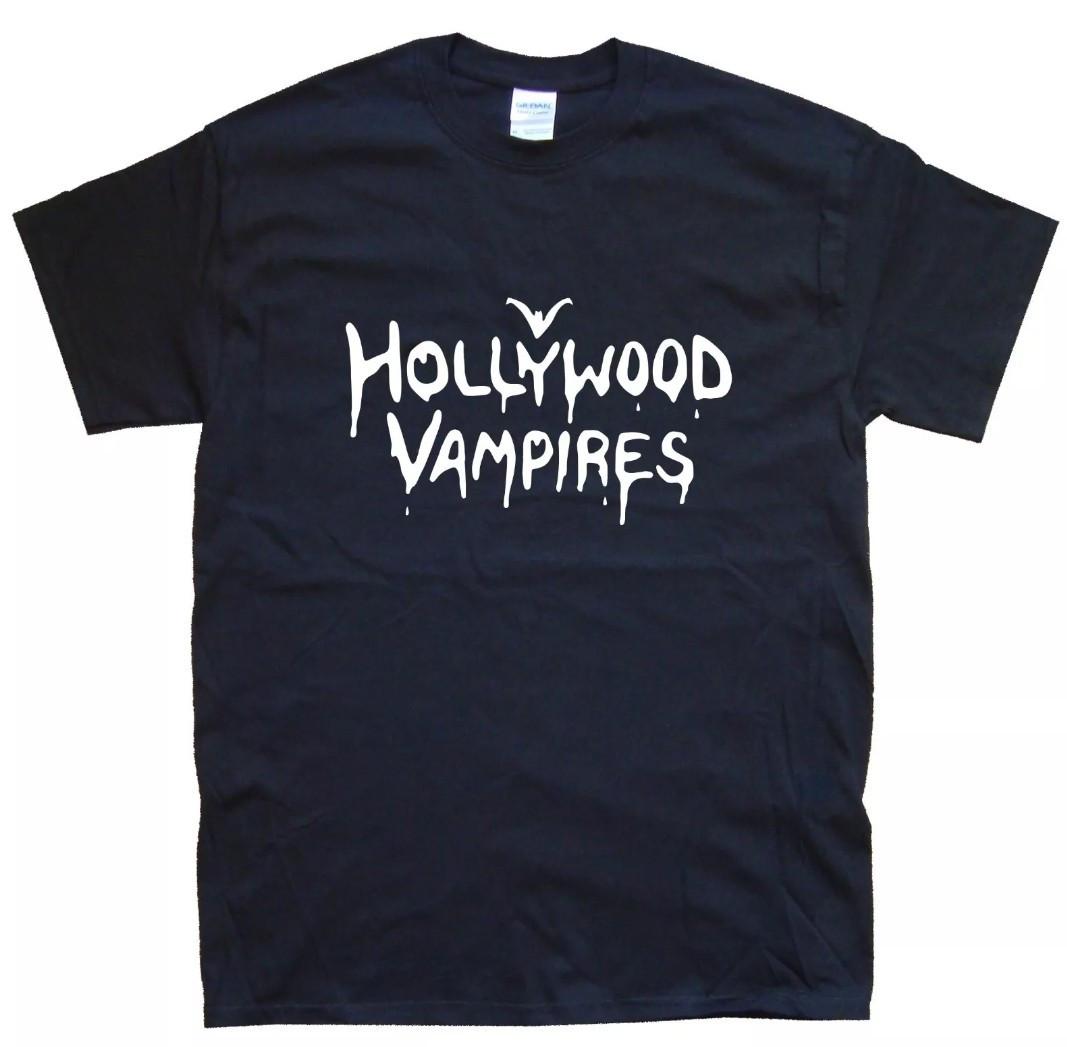 

HOLLYWOOD VAMPIRES new T-SHIRT sizes S M L XL XXL colours black white S разноцветный