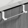 Punch-free Over Cabinet Towel Rack Multi-purpose Towel Storage Organizer Door Hanging Towel Racks