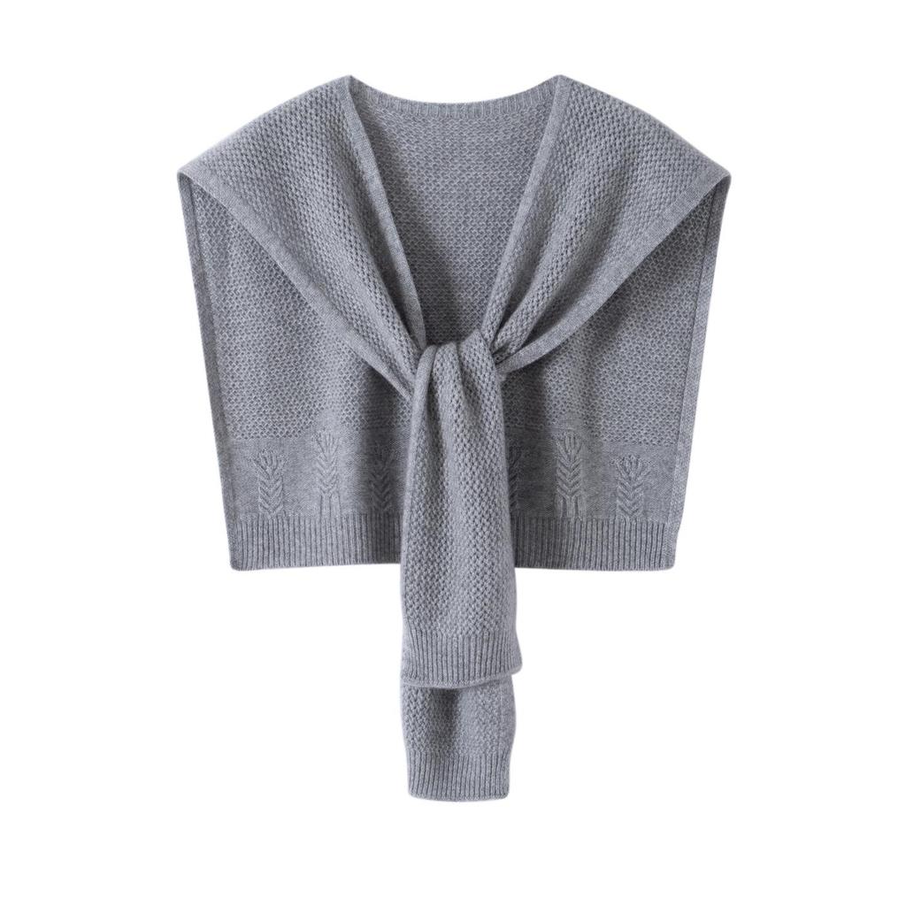 Women's Cashmere Knit Shawl Cardigan - Lightweight, Warm, Versatile
