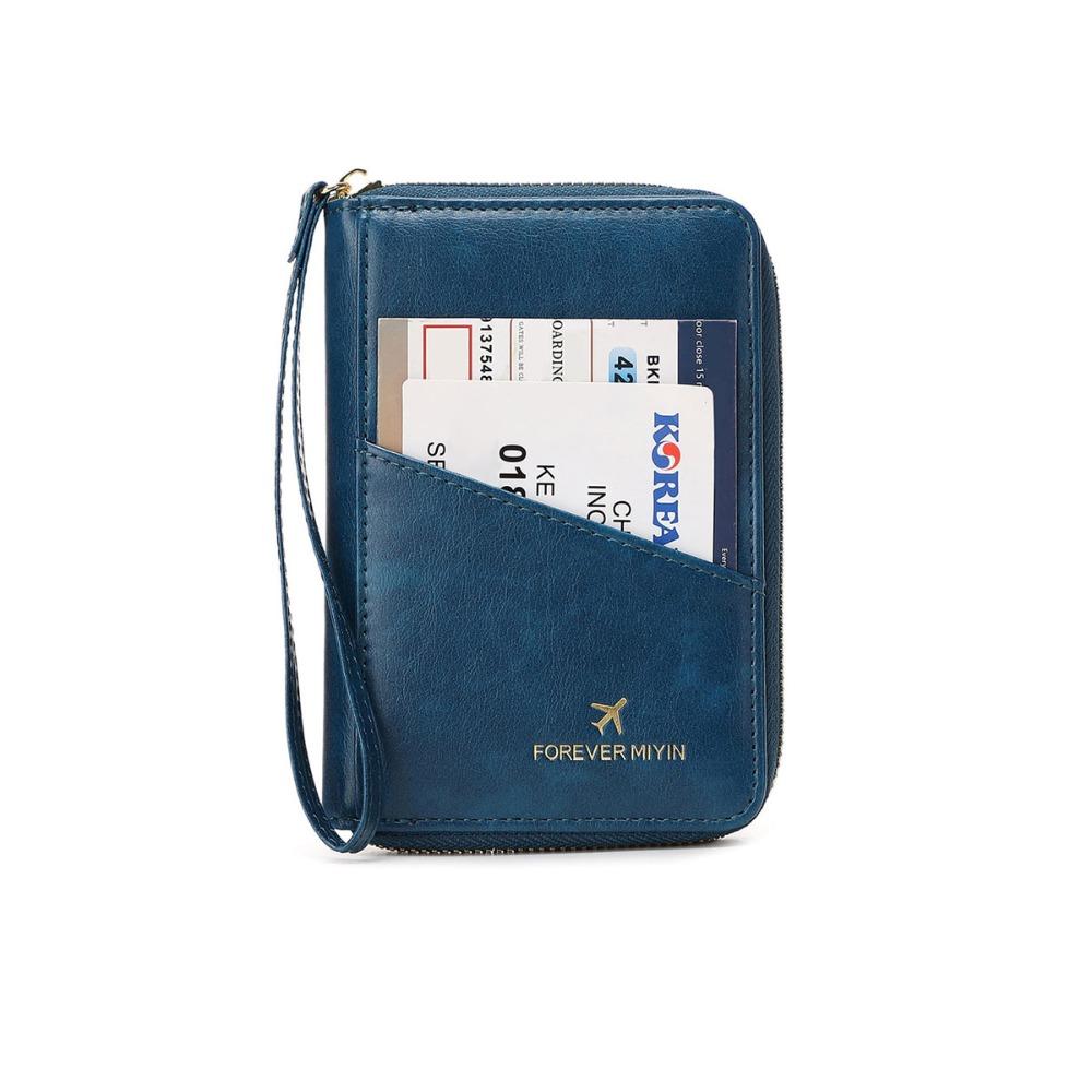 Multifunction Passport Cover with SIM Card Slots Card Case RFID Blocking Passport Clip  Female