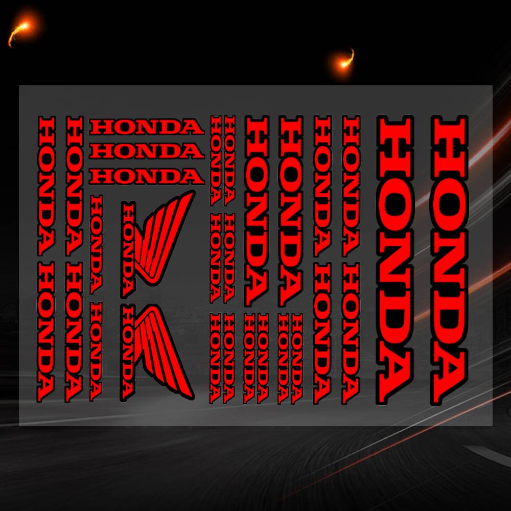 Honda-g Decal Set High Quality Printed And Cut Stickers Motorcycle Sticker 20x30cm