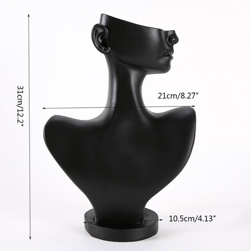 Mannequin Earring Stand Holder Organizer Resin Jewelry Display Stand for Boutique, Retail, Small Business, Trade Show