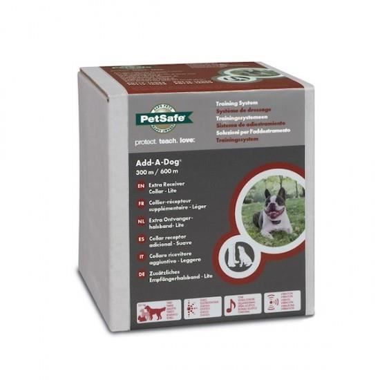 Collier de dressage - petsafe - lite 300 et 600m - rechargeable usb - pour petit chien - bleu