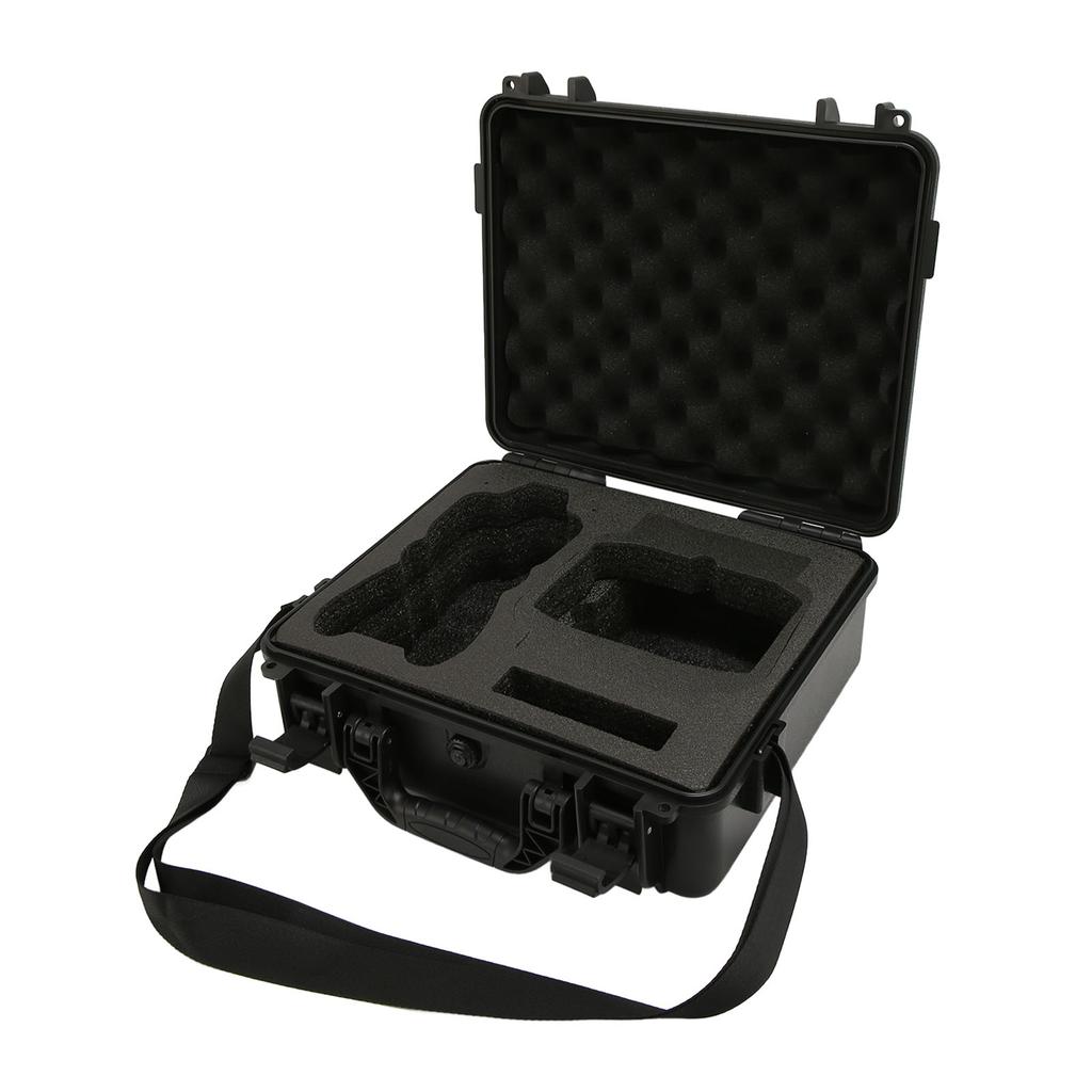 Drohnen-Tragekoffer Hartschale Schwarz Wasserdicht Kratzfest Klappverschluss Großes Fassungsvermögen Drohne