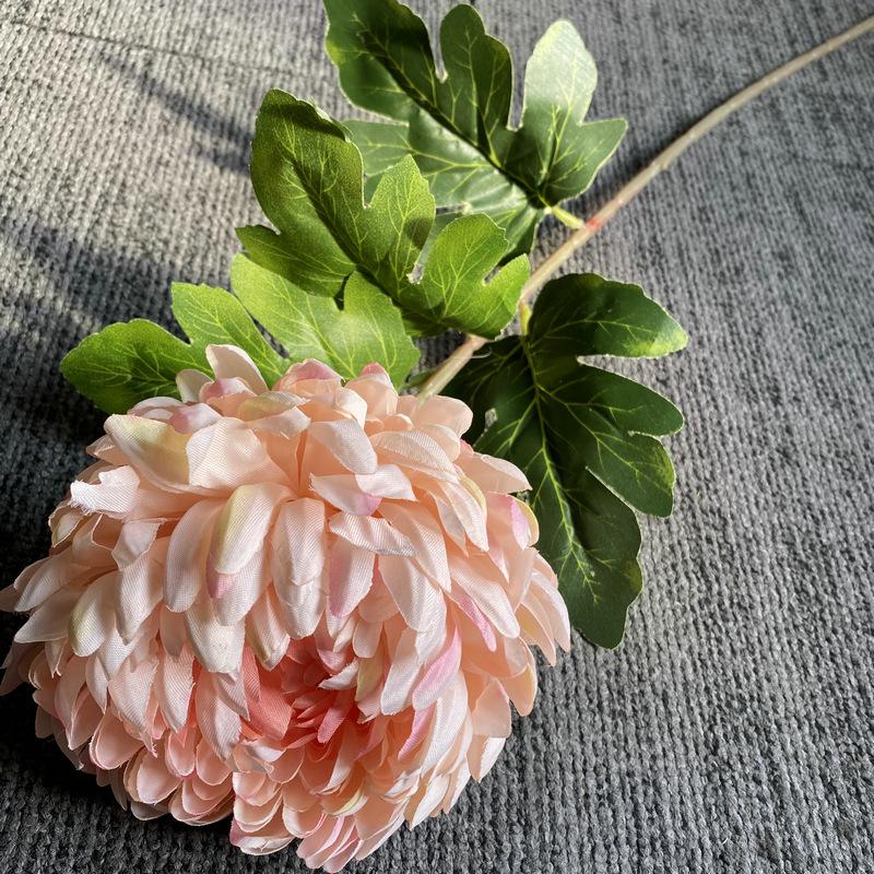 Large Single Chrysanthemum Country Style Living Room Flower Arrangement Artificial Flowers Wedding Shooting Props Decor Floral