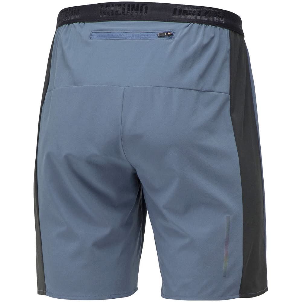 Mizuno Running Wear Dry Stretch Pants Sustainable Stretchable Aurora Reflective J2MBA004 China Blue M (Aurora) Sweat-Absorbent Quick-Drying Men's