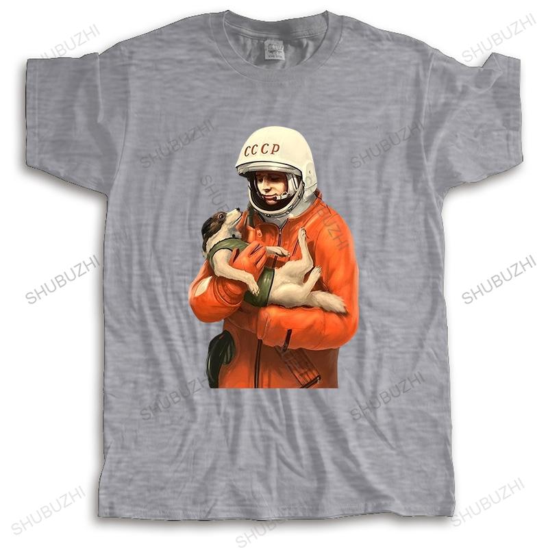 Hot sale men brand tshirt Fashion New Gift Tee Yuri Gagarin CCCP Russian USSR Soviet Union man Moscow Russia Funny T Shirt