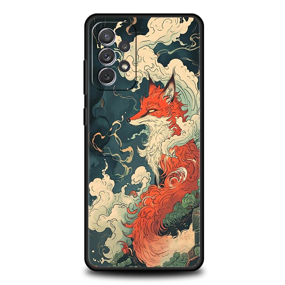 Japanese Style Art Japan Phone Case for Samsung A17 A13 A15 A25 A35 A51 A55 A71 A21S A11 A31 A41 A23 A53 A73 5G A03S A05s Cover