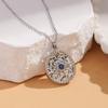Women's Silver Titanium Steel Necklace with Micro-Inlaid Zircon - Elegant, Durable Clavicle Chain Jewelry