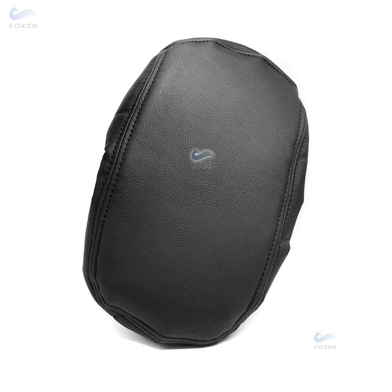 Schwarzes PU-Leder mit Schwamm Auto Zubehör Mittelkonsolen Deckel Armlehnenbox Abdeckung Zierleiste Für Toyota Rav4 RAV 4 2006 2007 -