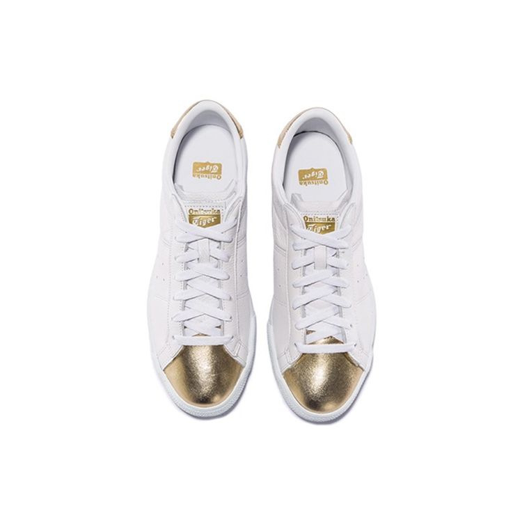 Onitsuka Tiger Lawnship Rich Gold Unisex Sneakers White D518K0194