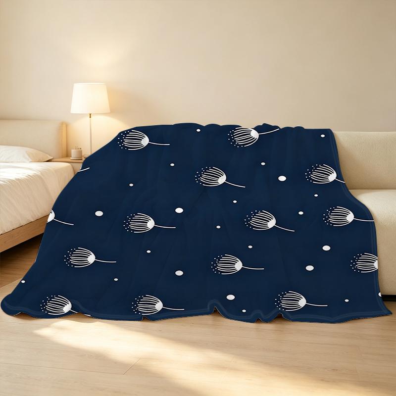 Flannel Fleece Blanket High-Density Soft & Breathable Fall Winter Warm Throw, Multi-Use for Couch Bed Office Nap Shawl, Christmas Halloween