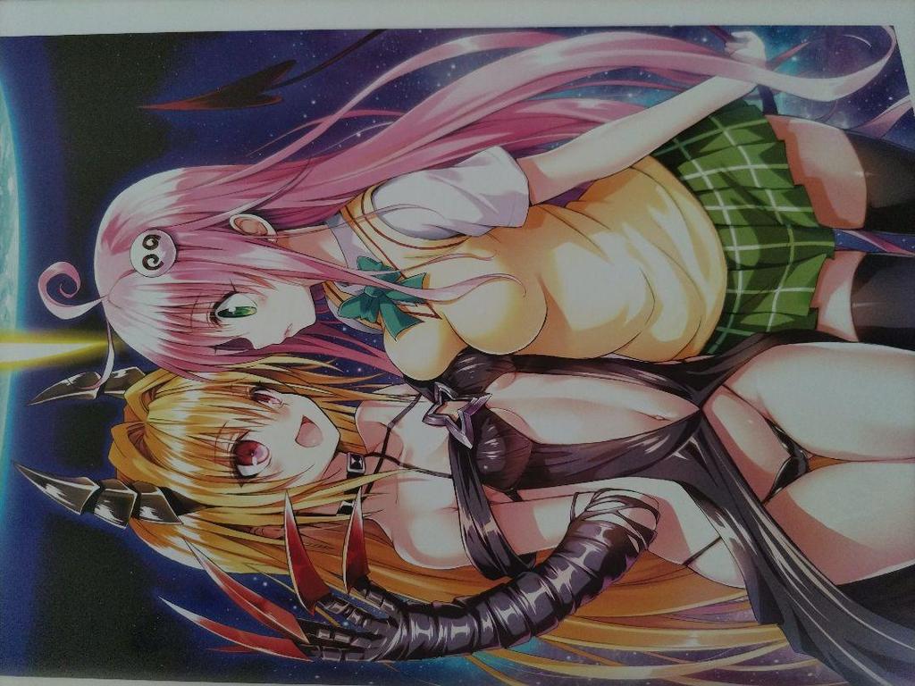 [USED] Collector's Edition Comic To Love-Ru Darkness Art Book Harem Gold