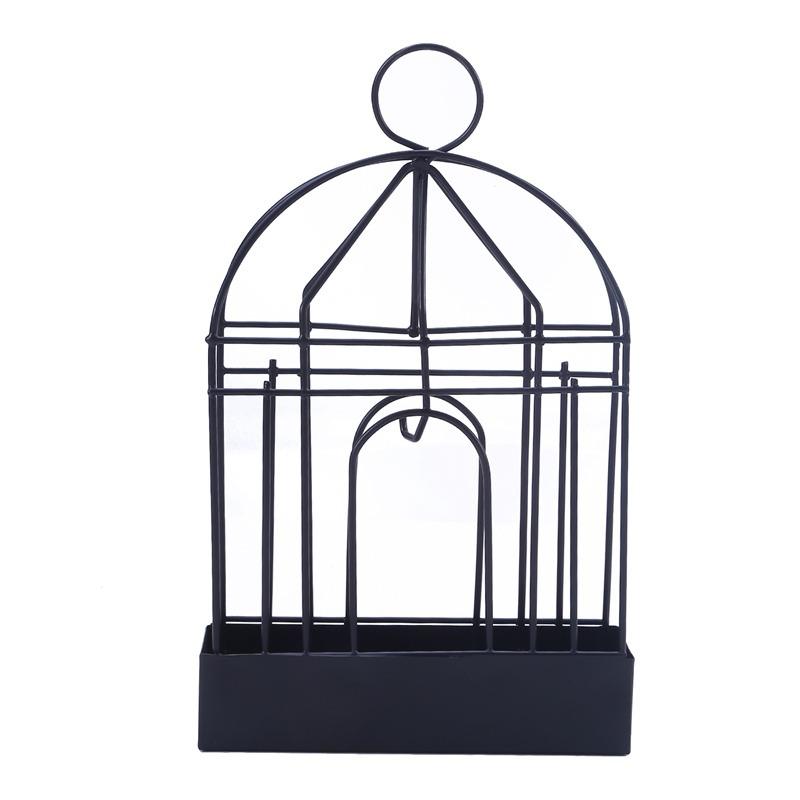 Summer Mosquito Coil Holder Nordic Style Birdcage Shape Summer Day Iron Mosquito Repellent Incenses Rack Plate Home Decoration