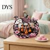 Decorative Mantle Piece Halloween Photo Frame, Wooden Desktop Picture Holder for Spooky Party Decoration Festive Ornaments And Home Decor, Vintage