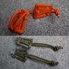 4Pcs Backpack Buckle Mini Tactical Clips Multifunctional Elastic Strings Carabiner Household Outdoor Camping Bag Tools