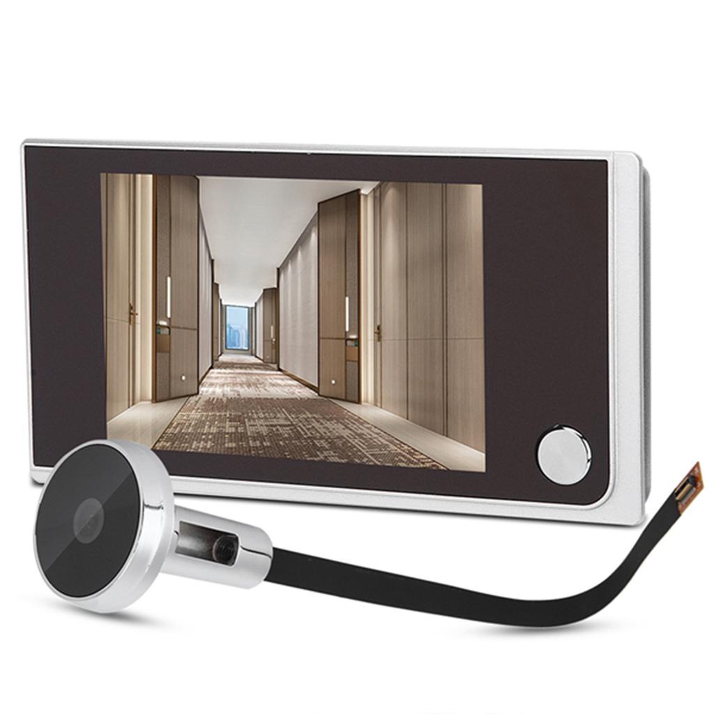 3.5" Digital LCD 120 Degree Peephole Viewer Photo Visual Electronic Cat Eye