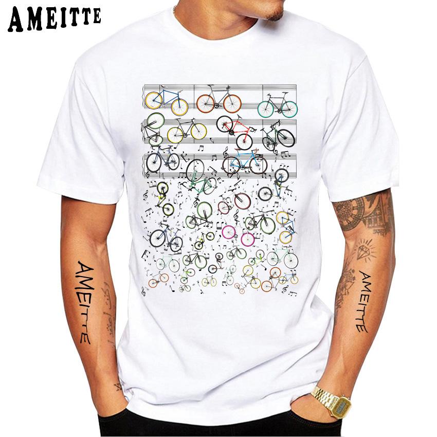 Father Takes Son Ride A Motorcycle Print T-Shirt Summer Men Short Sleeve Funny Bike Soprt White Casual Tops Hip Hop Boy Tees