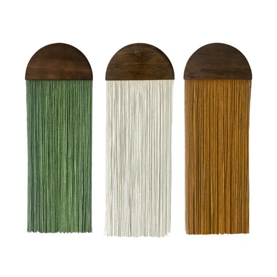 Yousheng Boho Kwast Wandtapijt Wandhanger String Wandtapijt Handgemaakt Katoenkoord Kwast Wandtapijt voor Woonkamer Slaapkamer Decoratie